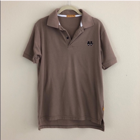 Prince Other - Prince Classic Short Sleeve Brown Polo